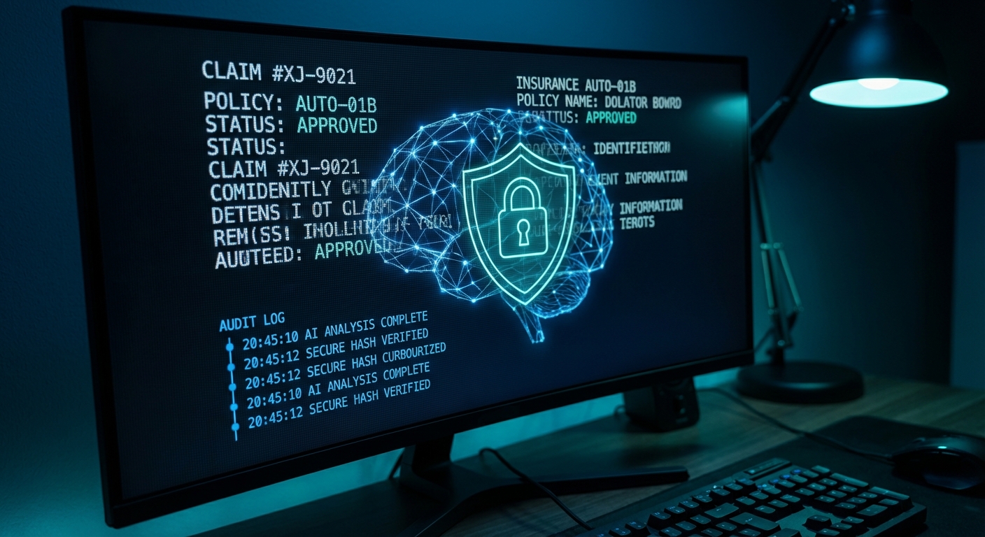AI OCR and HIPAA security governance supporting intake automation for medical practices