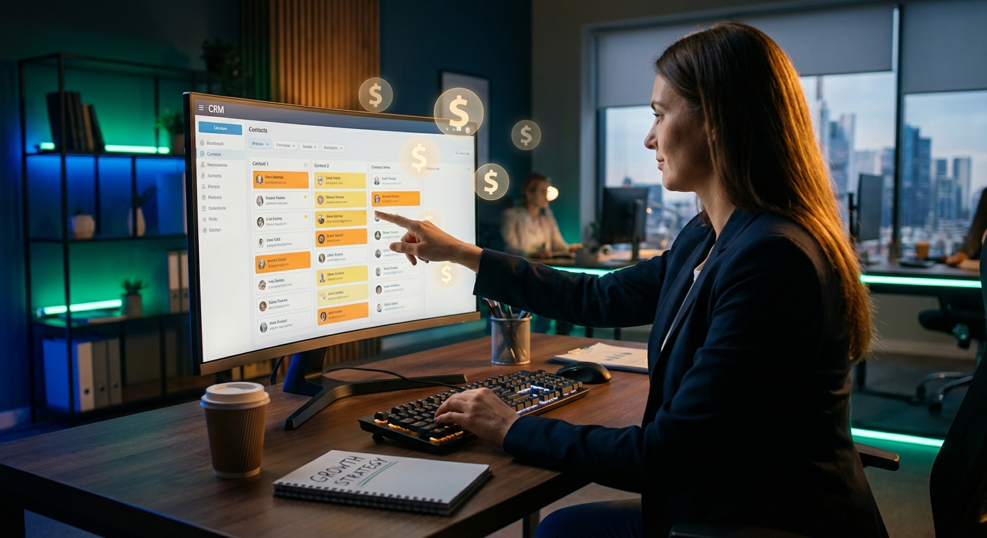 performance based lead reactivation service concept CRM and revenue visualization